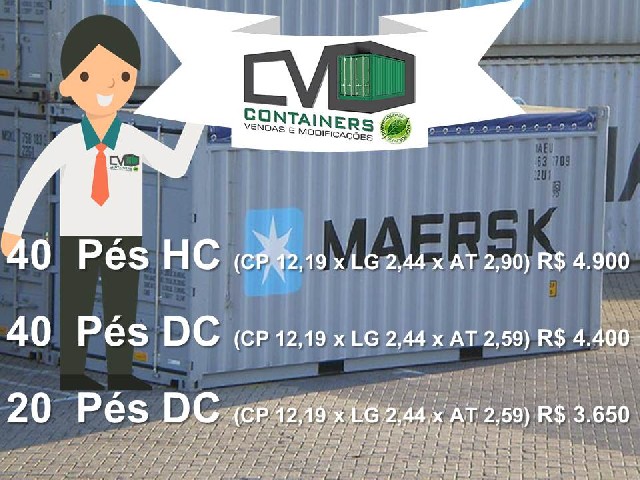 Foto 1 - Container 40 ps em promoo